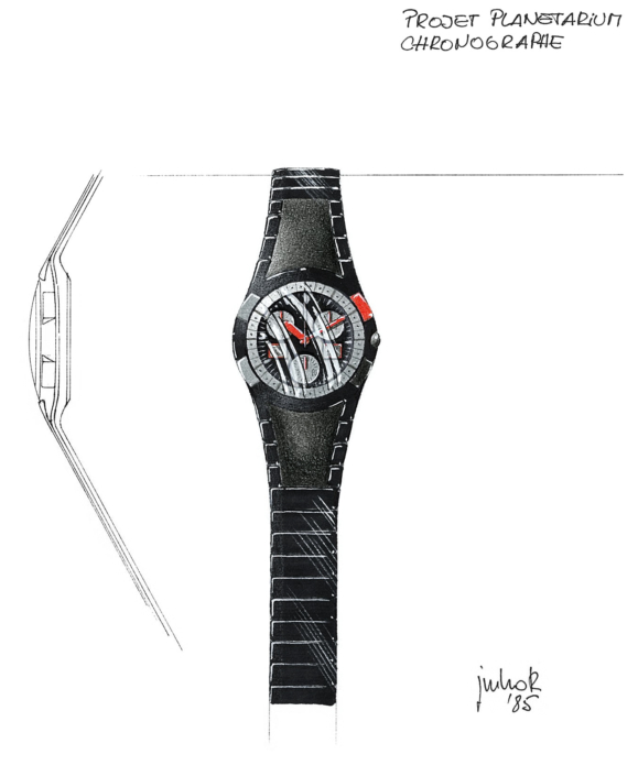 Projet planetarium chronographe